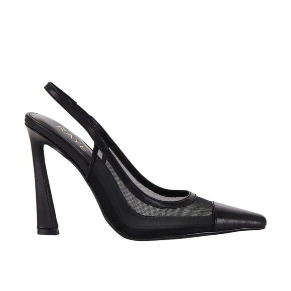 RAYE Vaneau Slingback Pointy Pumps in Black 9 with box Womens High Heels - Picture 1 of 9